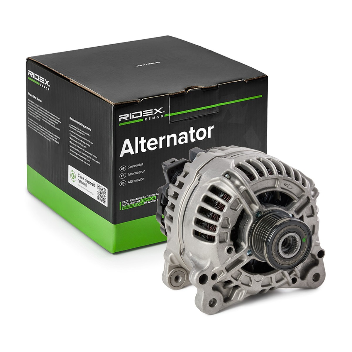 RIDEX REMAN Generator Varenummer: 4G0648R billige