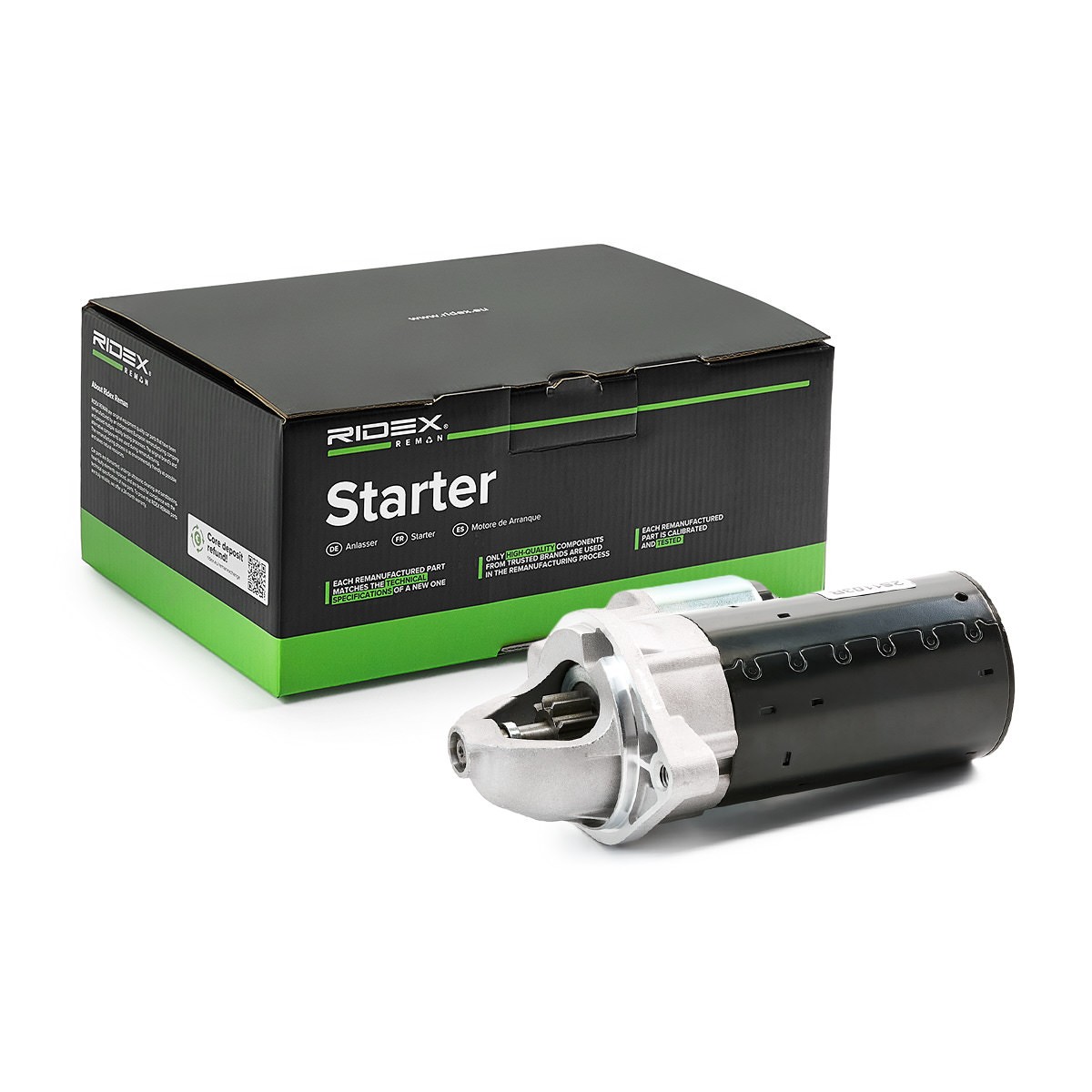 RIDEX REMAN Starter Artikli number: 2S1103R soodsalt