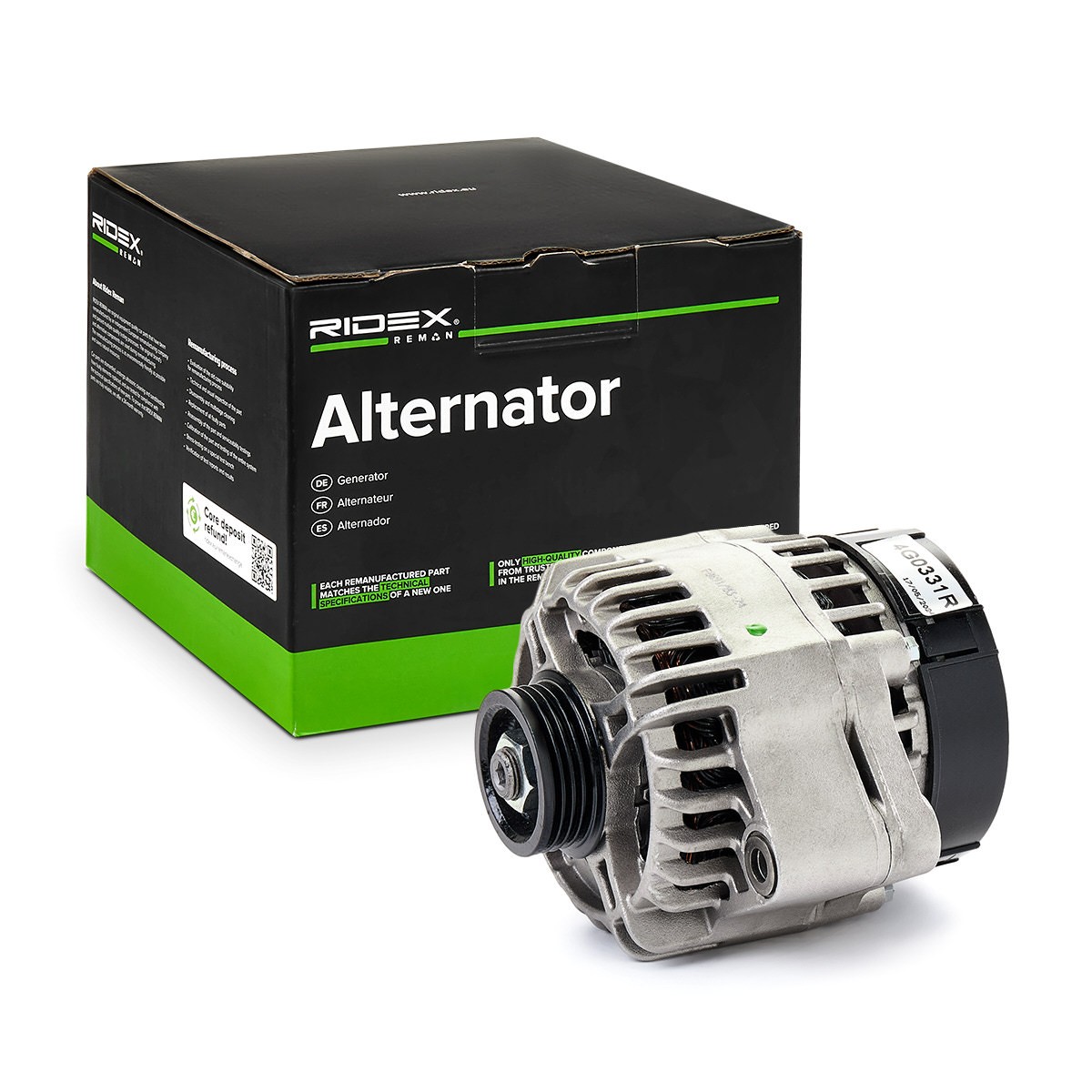 RIDEX REMAN Generaator Artikli number: 4G0331R soodsalt