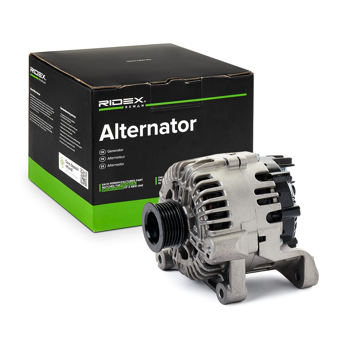 RIDEX REMAN Generator Varenummer: 4G1071R billige