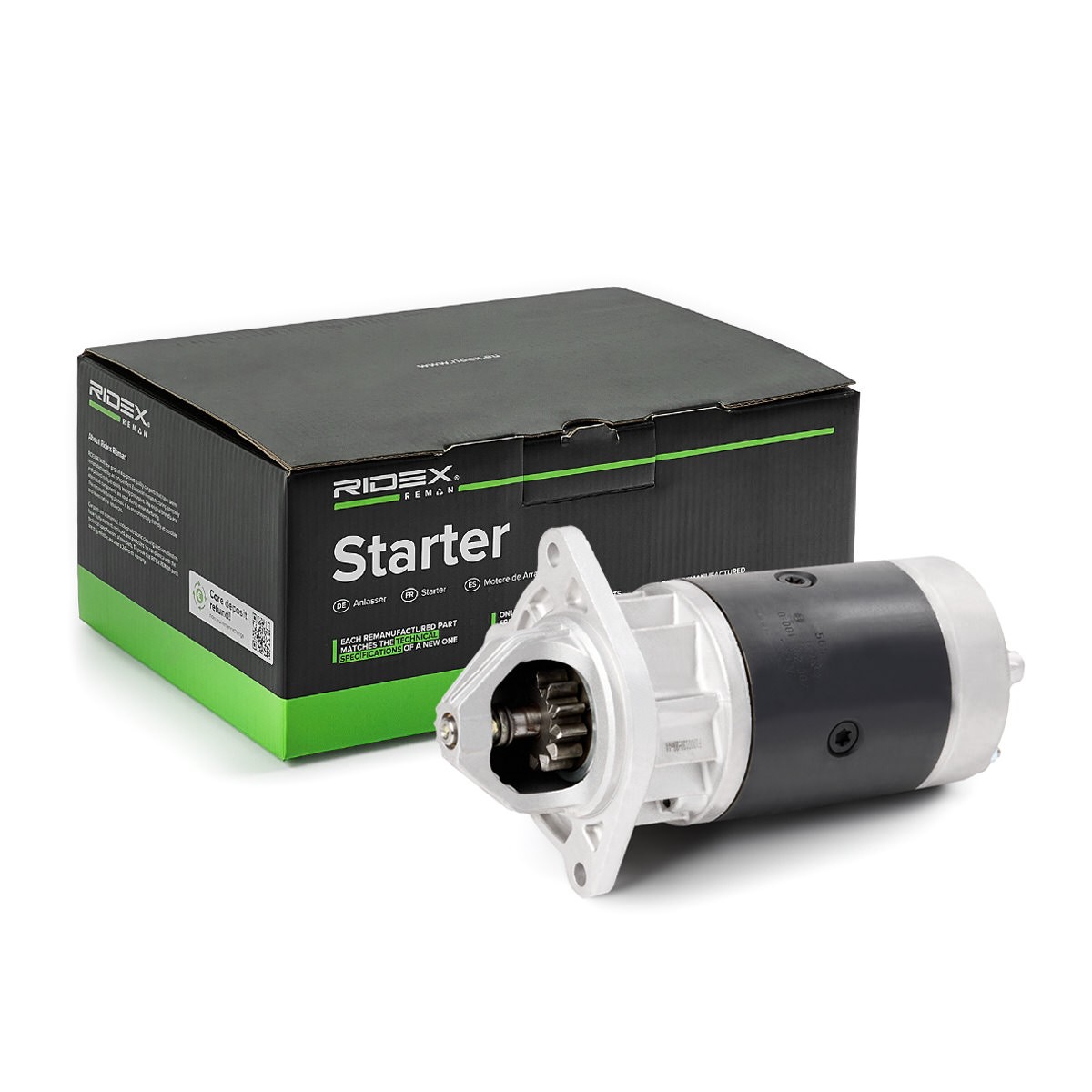 RIDEX REMAN Starter motor Article number: 2S0909R cheaply
