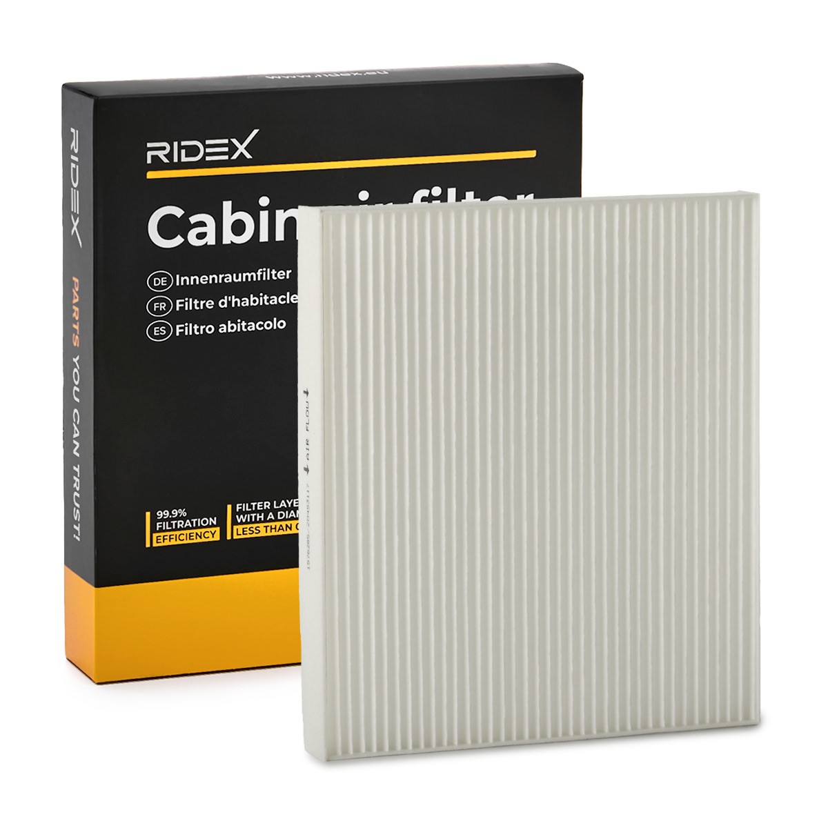 RIDEX Pollen filter Article number: 424I0867 cheaply