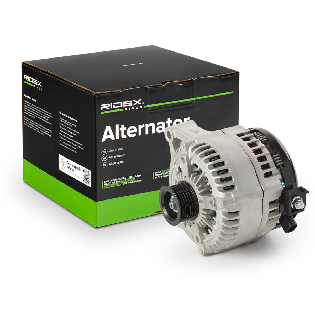 RIDEX REMAN Generaator Artikli number: 4G1138R soodsalt