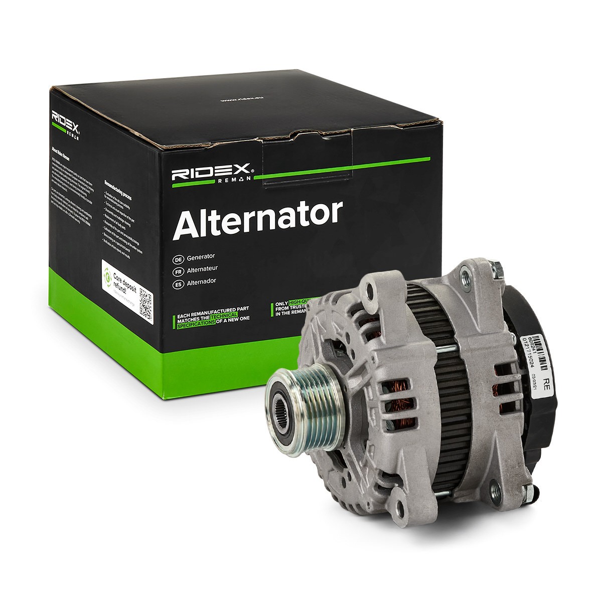 RIDEX REMAN Alternator Article number: 4G0489R cheaply