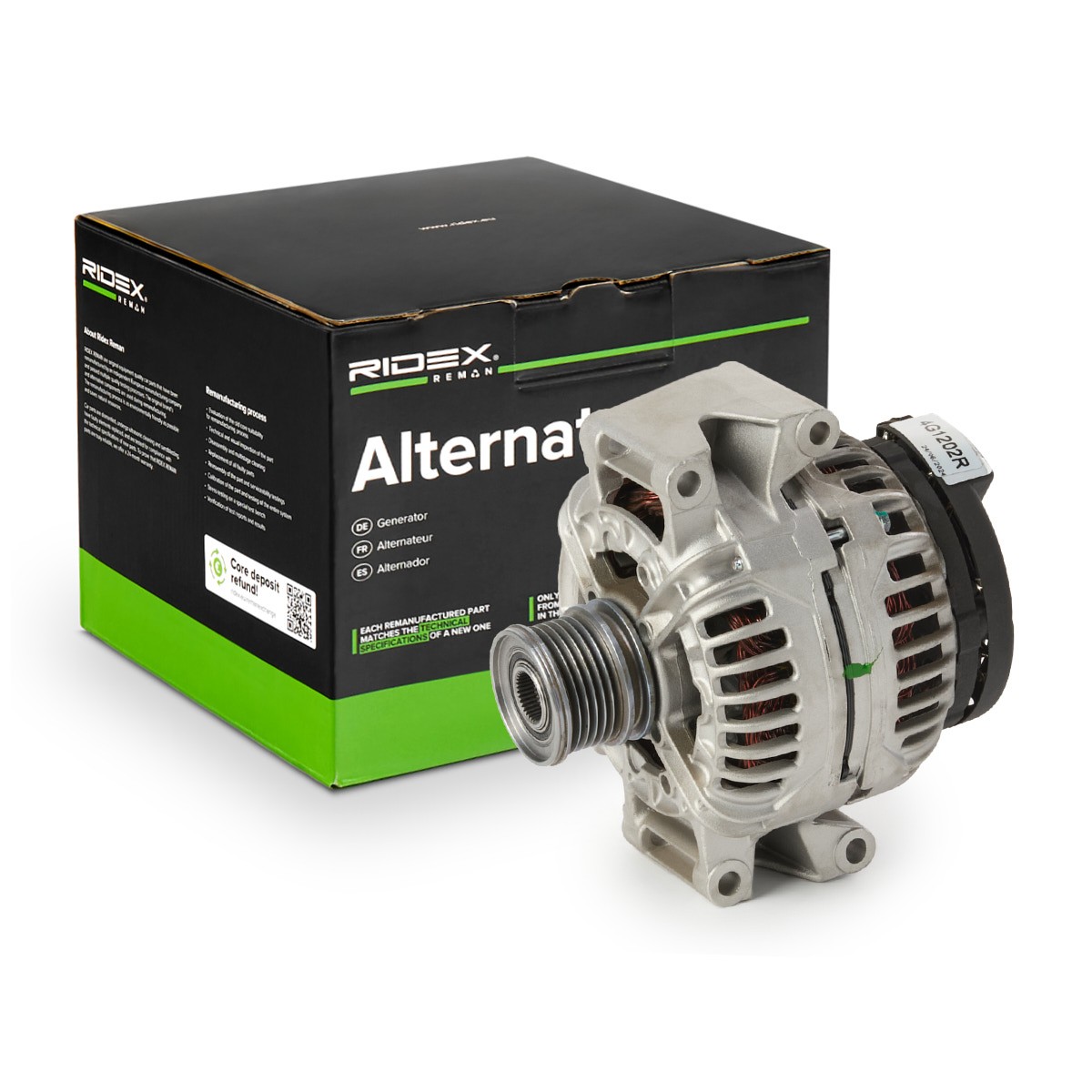 RIDEX REMAN Generaator Artikli number: 4G1202R soodsalt