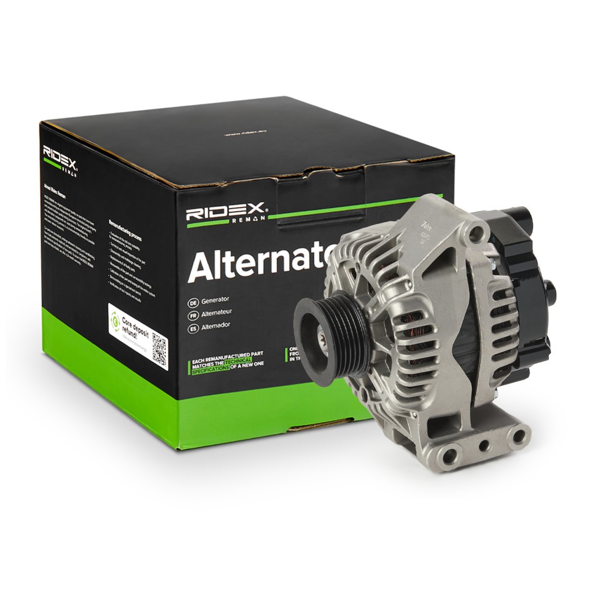 RIDEX REMAN Dynamo artikkelnummer: 4G1805R billig