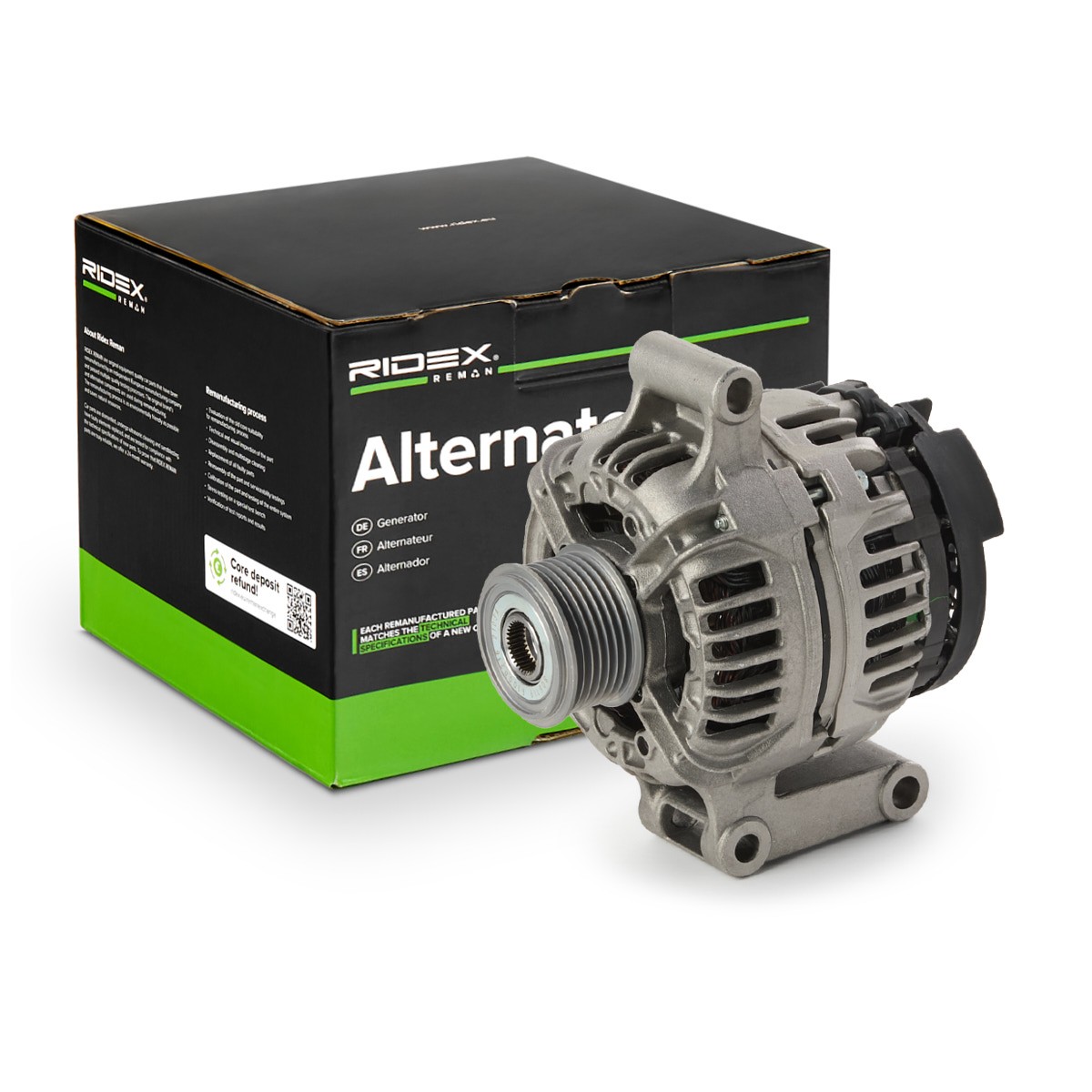 RIDEX REMAN Generaator Artikli number: 4G1331R soodsalt