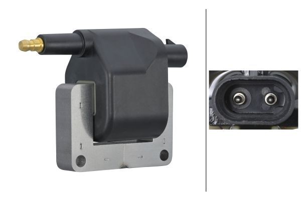 HELLA Ignition coil Article number: 5DA 358 168-711 cheaply