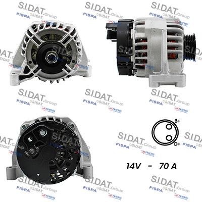 SIDAT Generator Varenummer: A12DE1139A2 billige