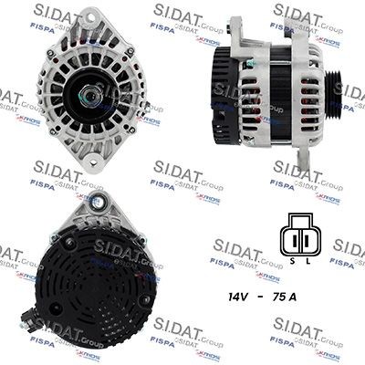 SIDAT Alternator Article number: A12GN1329 cheaply