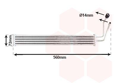 VAN WEZEL Oil Cooler, steering system Article number: 06013720 cheaply