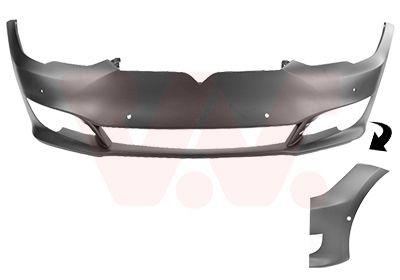 VAN WEZEL Bumper Article number: 6907575 cheaply
