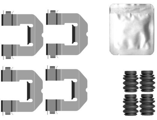 TEXTAR 82559400 Lisakomplekt, ketaspiduriklotsid SUPRA 3.0 (DB01, DB02, DB03) 387 HP Bensiin