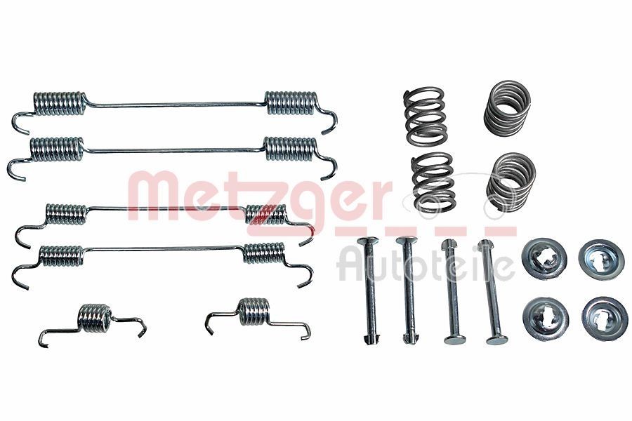 METZGER 105-0057 Tilbehørssæt, bremsebakker CAPTUR E-TECH 160 158 HK Benzin/elektro