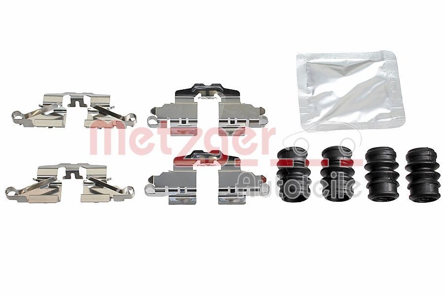 METZGER 109-0161 Monteringssæt til bremseklodser SWIFT 1.0 (A2L310) 112 HK Benzin