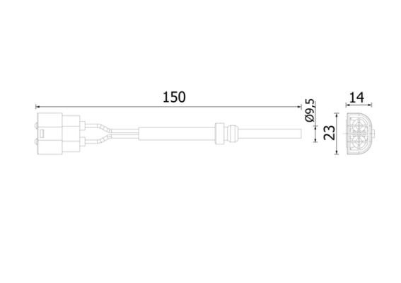 MAHLE ORIGINAL Level Control Switch, coolant level indicator Article number: CRTX 2 000S cheaply