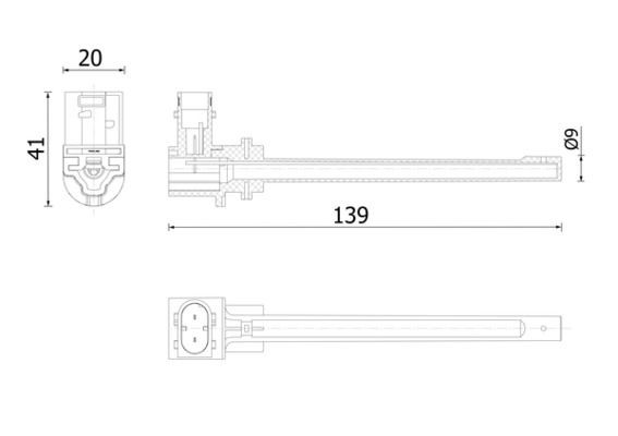 MAHLE ORIGINAL Level Control Switch, coolant level indicator Article number: CRTX 6 000S cheaply
