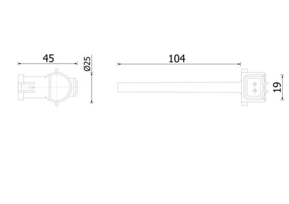 MAHLE ORIGINAL Level Control Switch, coolant level indicator Article number: CRTX 7 000S cheaply