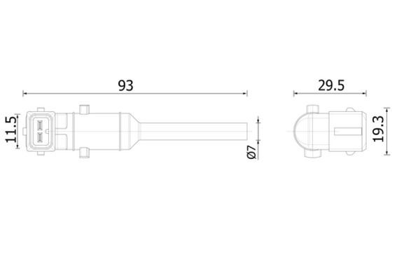 MAHLE ORIGINAL Level Control Switch, coolant level indicator Article number: CRTX 8 000S cheaply