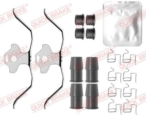 QUICK BRAKE 109-0181 Lisakomplekt, ketaspiduriklotsid OCTAVIA 2.0 TSI RS 245 HP Bensiin