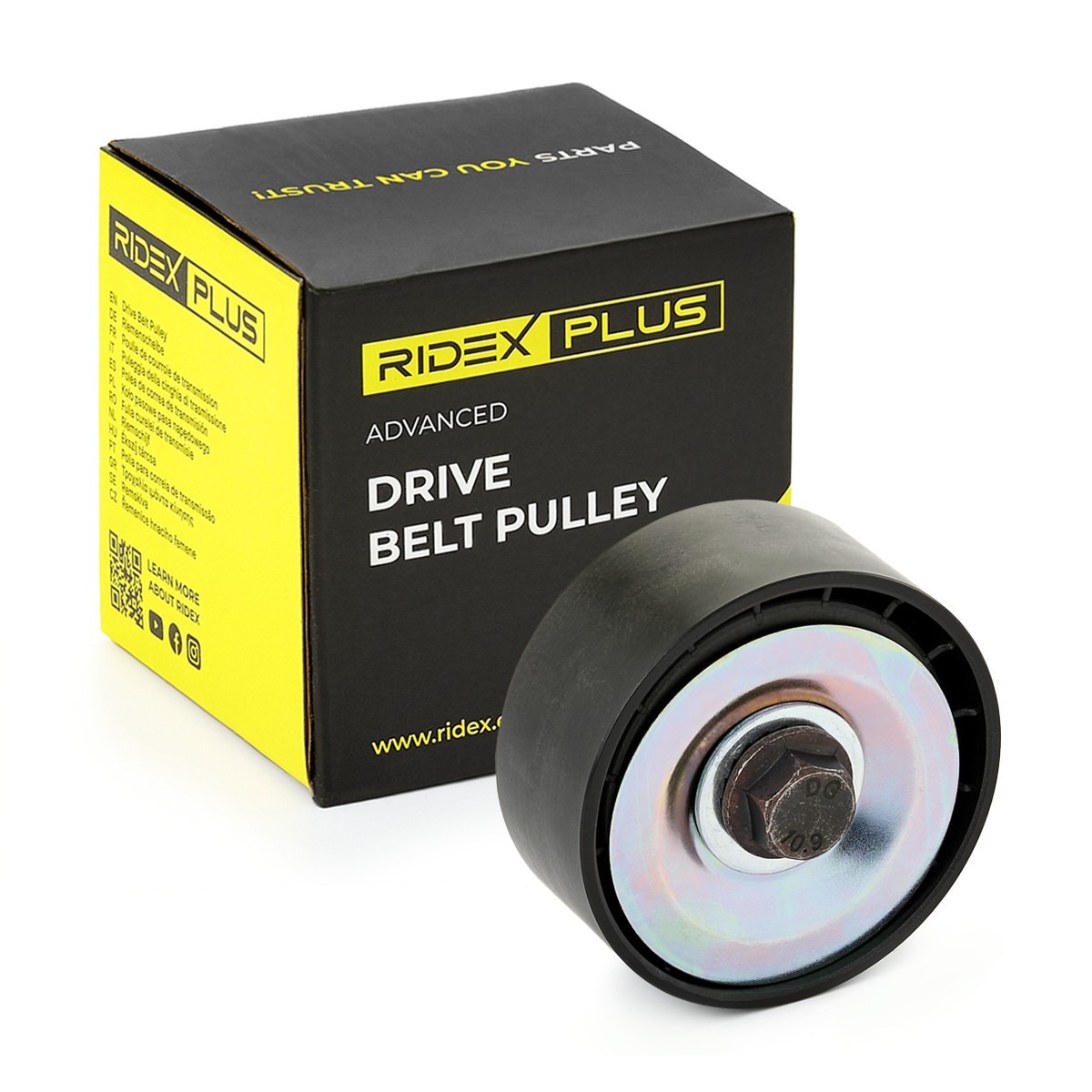 RIDEX PLUS Deflection / Guide Pulley, v-ribbed belt Article number: 312D0087P cheaply