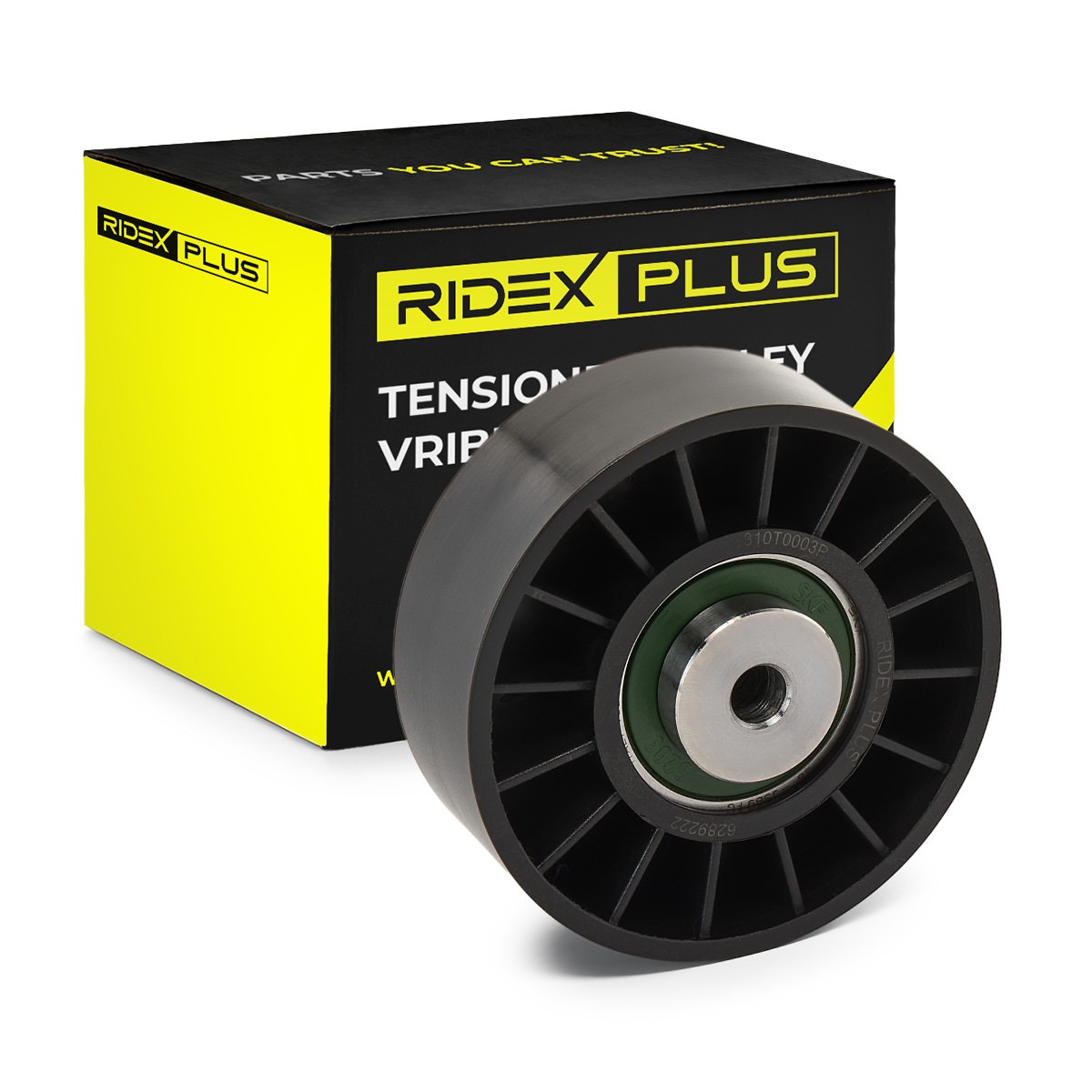RIDEX PLUS Tensioner pulley Article number: 310T0003P cheaply