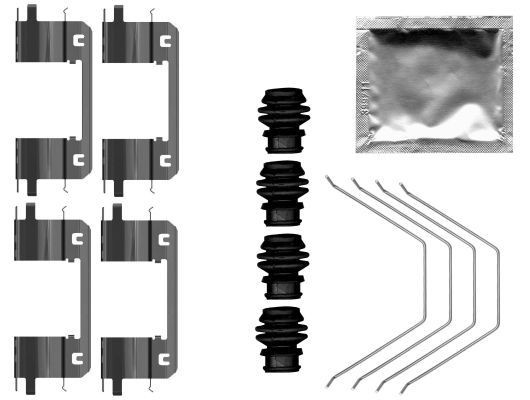 MINTEX MBA0141 Monteringssæt til bremseklodser CR-V 2.0 i-VTEC (RW3) 154 HK Benzin