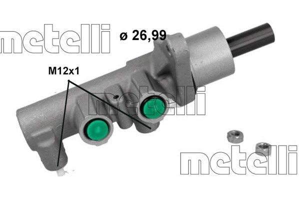 METELLI Peapiduri silinder Artikli number: 05-1248 soodsalt