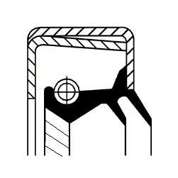 CORTECO Shaft Seal, differential Article number: 49110138 cheaply