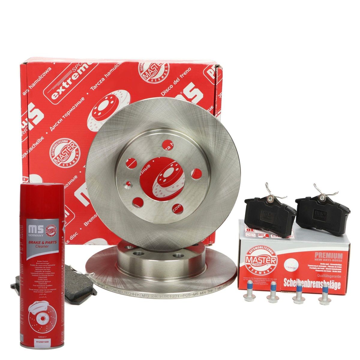 MASTER-SPORT Brake discs and pads set Article number: 200901232P cheaply