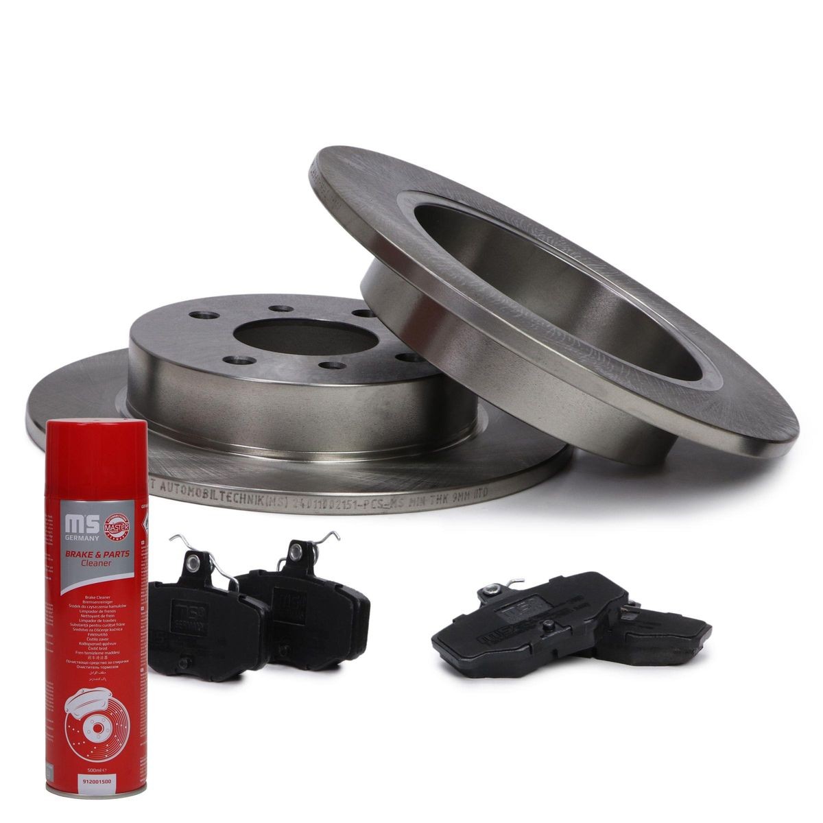 MASTER-SPORT Brake discs and pads set Article number: 201002151P cheaply