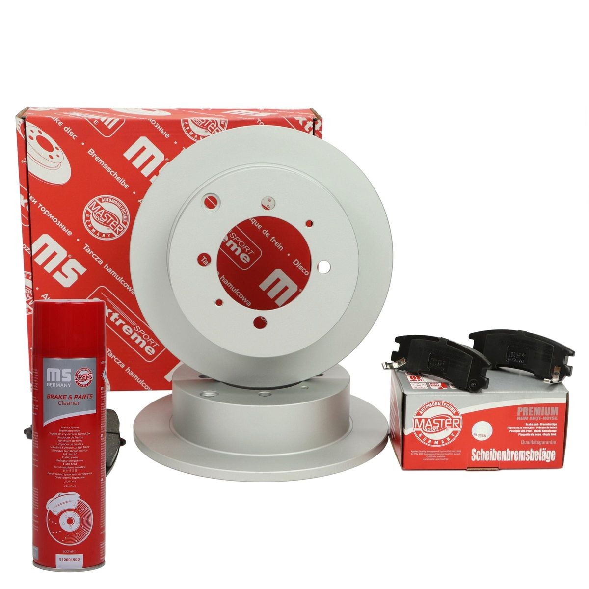 MASTER-SPORT Brake discs and pads set Article number: 201002400P cheaply
