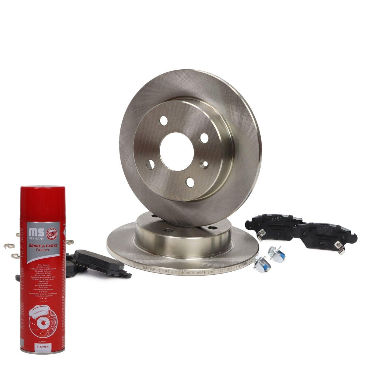 MASTER-SPORT Brake discs and pads set Article number: 201002511P cheaply