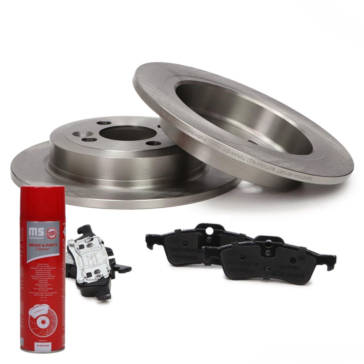 MASTER-SPORT Brake discs and pads set Article number: 201002710P cheaply