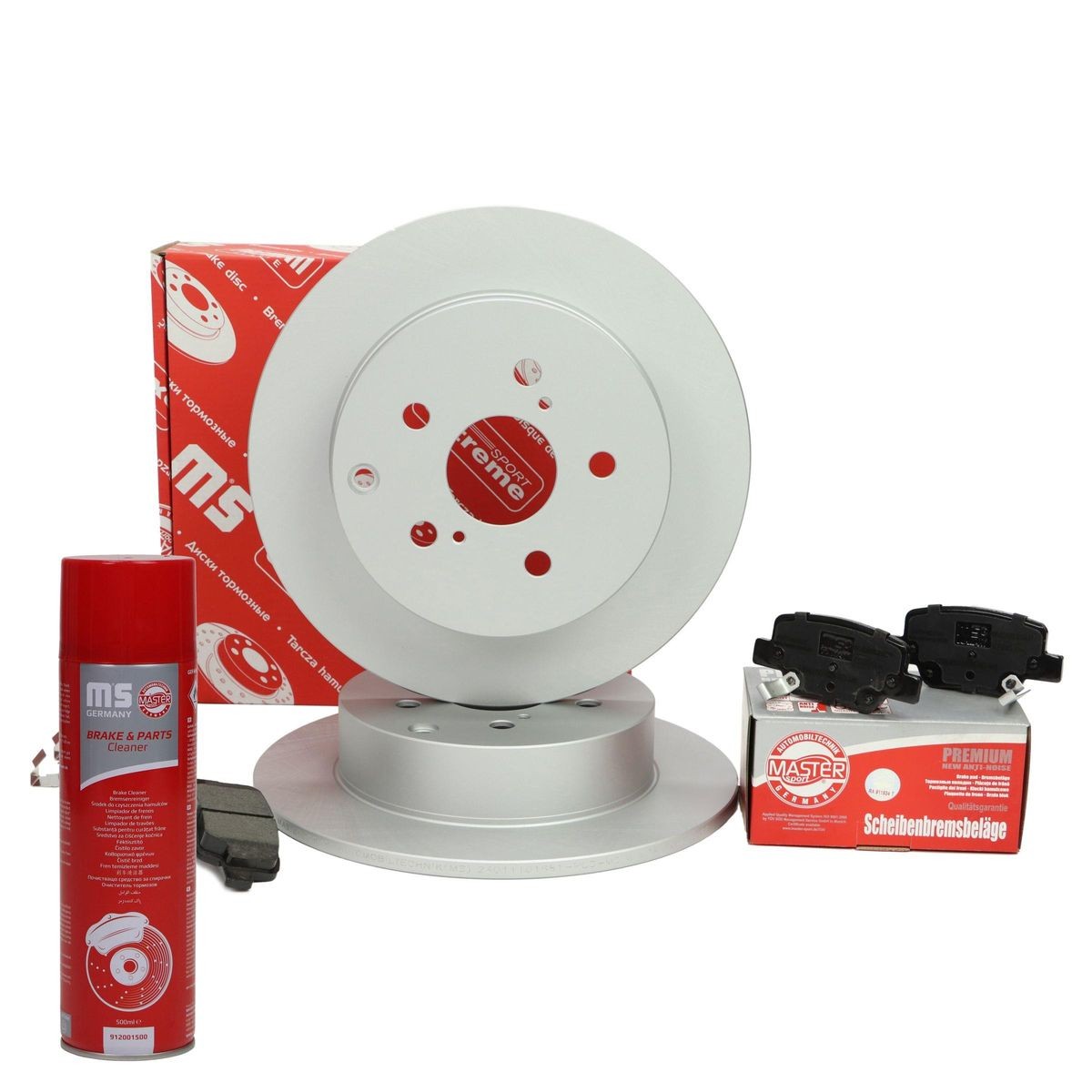 MASTER-SPORT Brake discs and pads set Article number: 201101680P cheaply