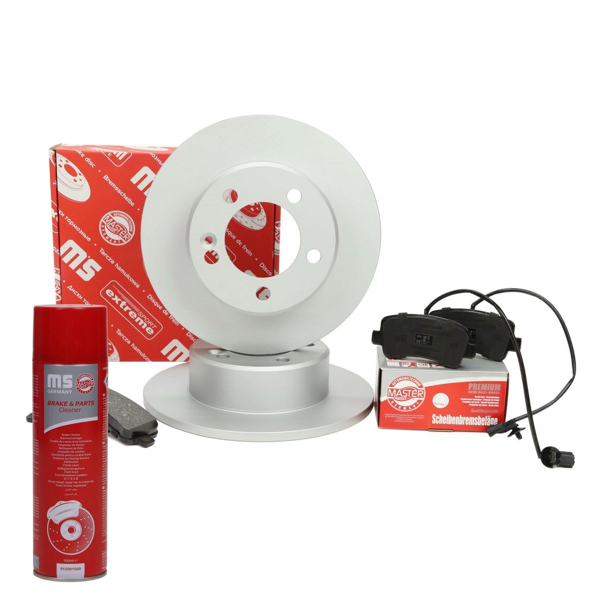 MASTER-SPORT Brake discs and pads set Article number: 201201900P cheaply