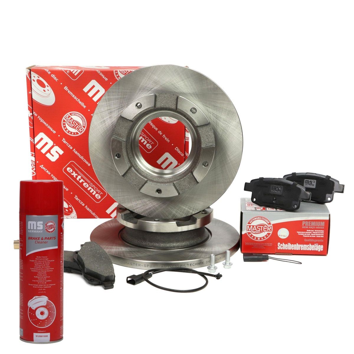 MASTER-SPORT Brake discs and pads set Article number: 201602160P cheaply