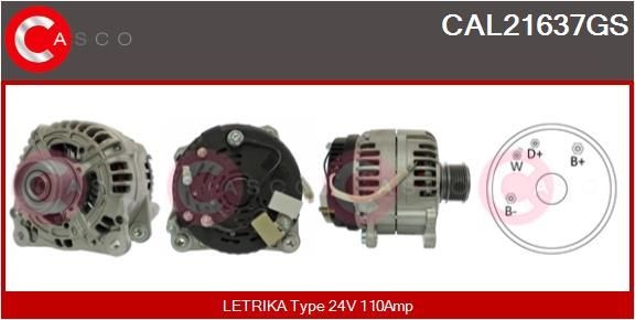 CASCO Generator Varenummer: CAL10A71GS billige