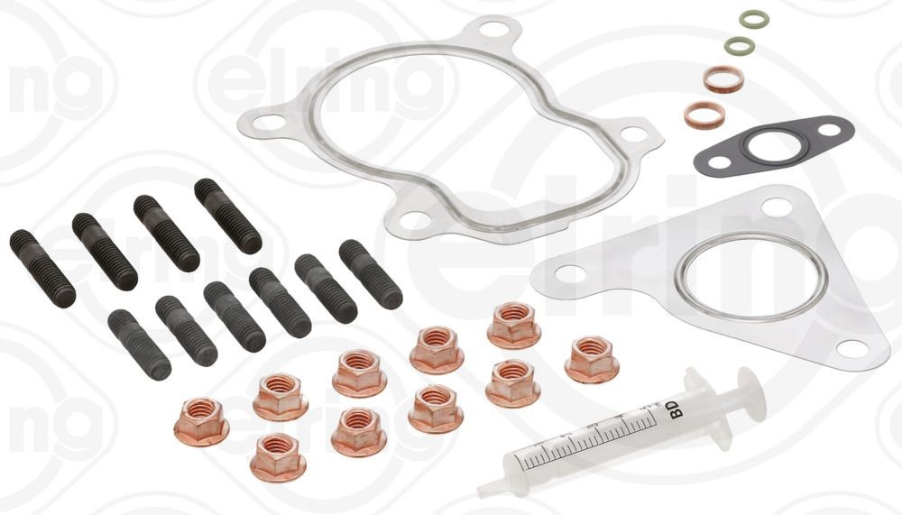 ELRING 715.350 Mounting Kit, charger SCÉNIC 1.9 dCi 102 PS Diesel 2003