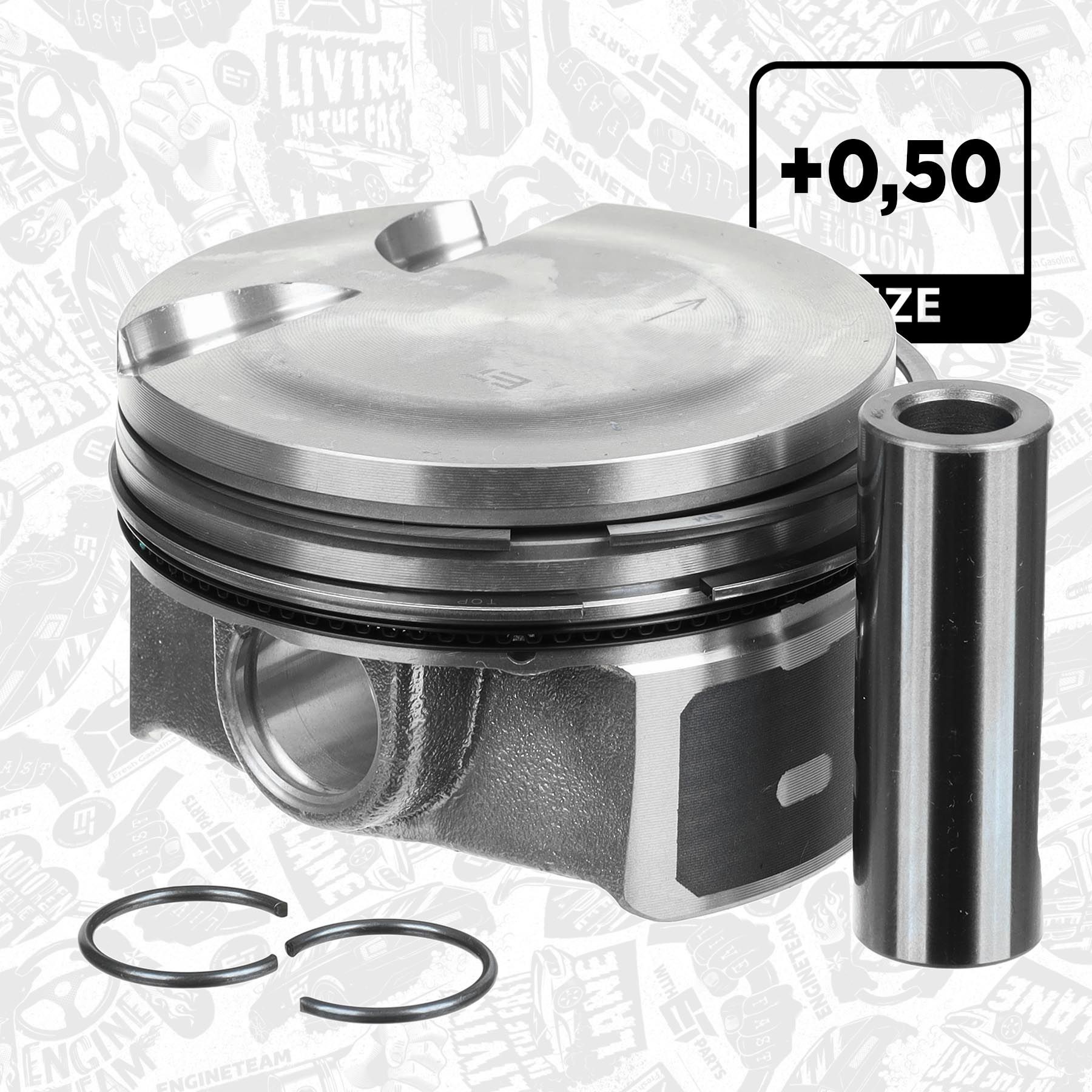 ET ENGINETEAM Piston Article number: PM014750 cheaply