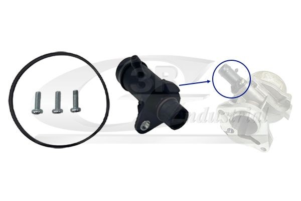 3RG 74601 Reperationssæt, vacuumpumpe (bremsesystem) MODUS 1.2 75 HK Benzin