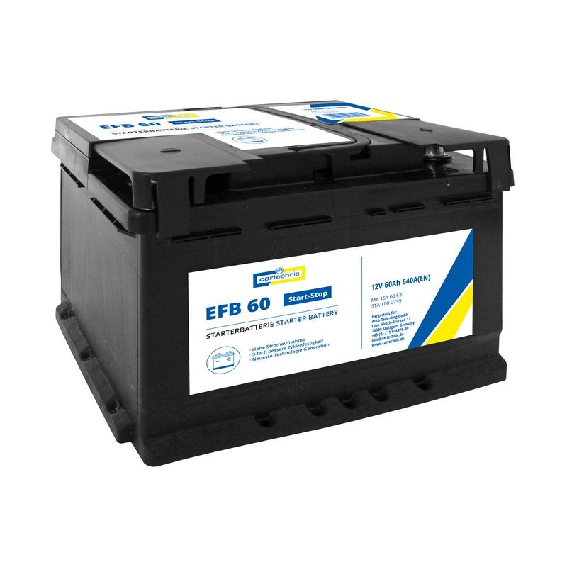 CARTECHNIC Battery Article number: 40 27289 03008 1 cheaply