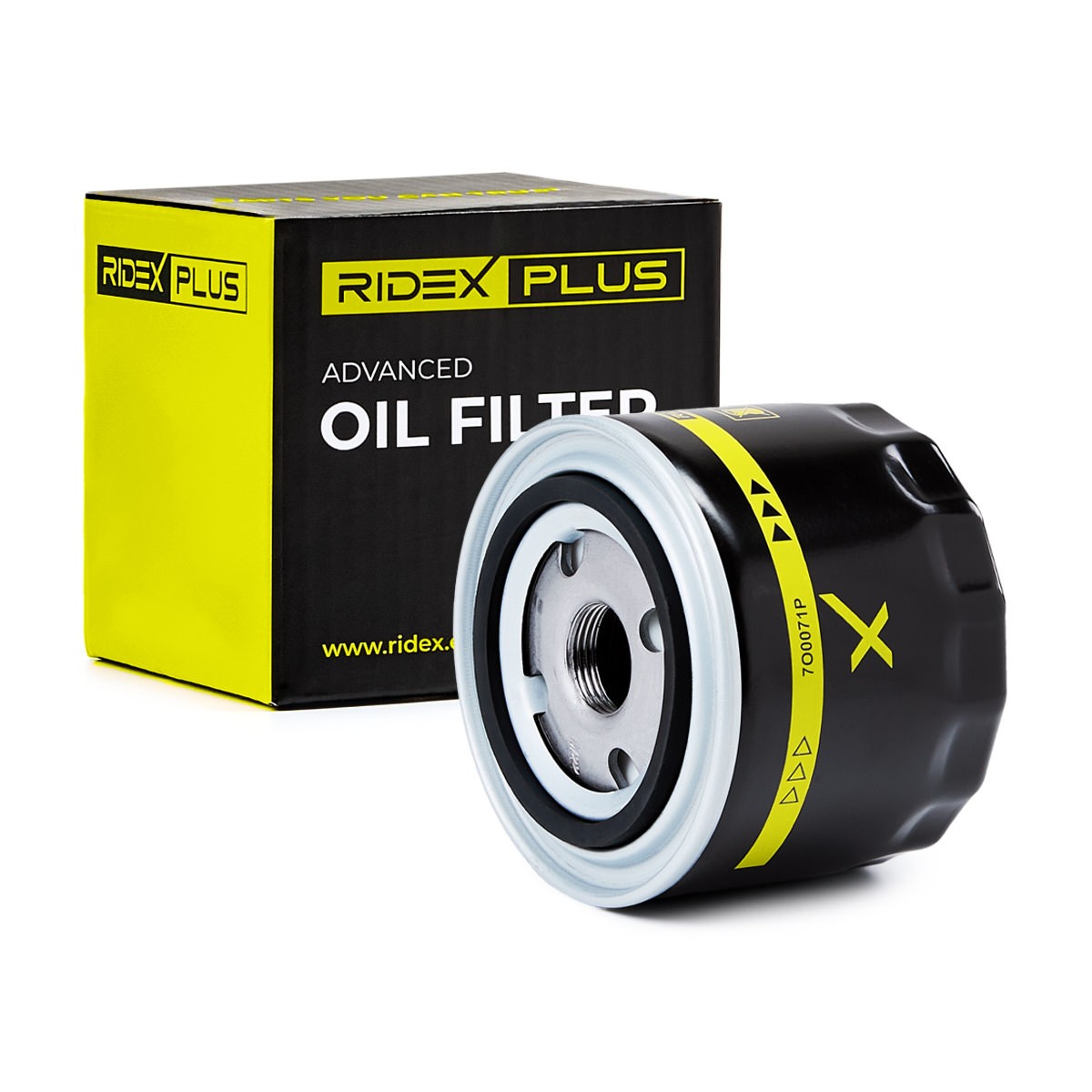 RIDEX PLUS Oil filter Article number: 7O0071P cheaply