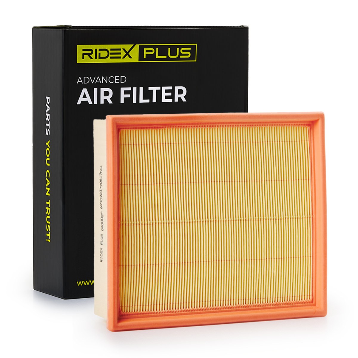 RIDEX PLUS Air filter Article number: 8A0002P cheaply