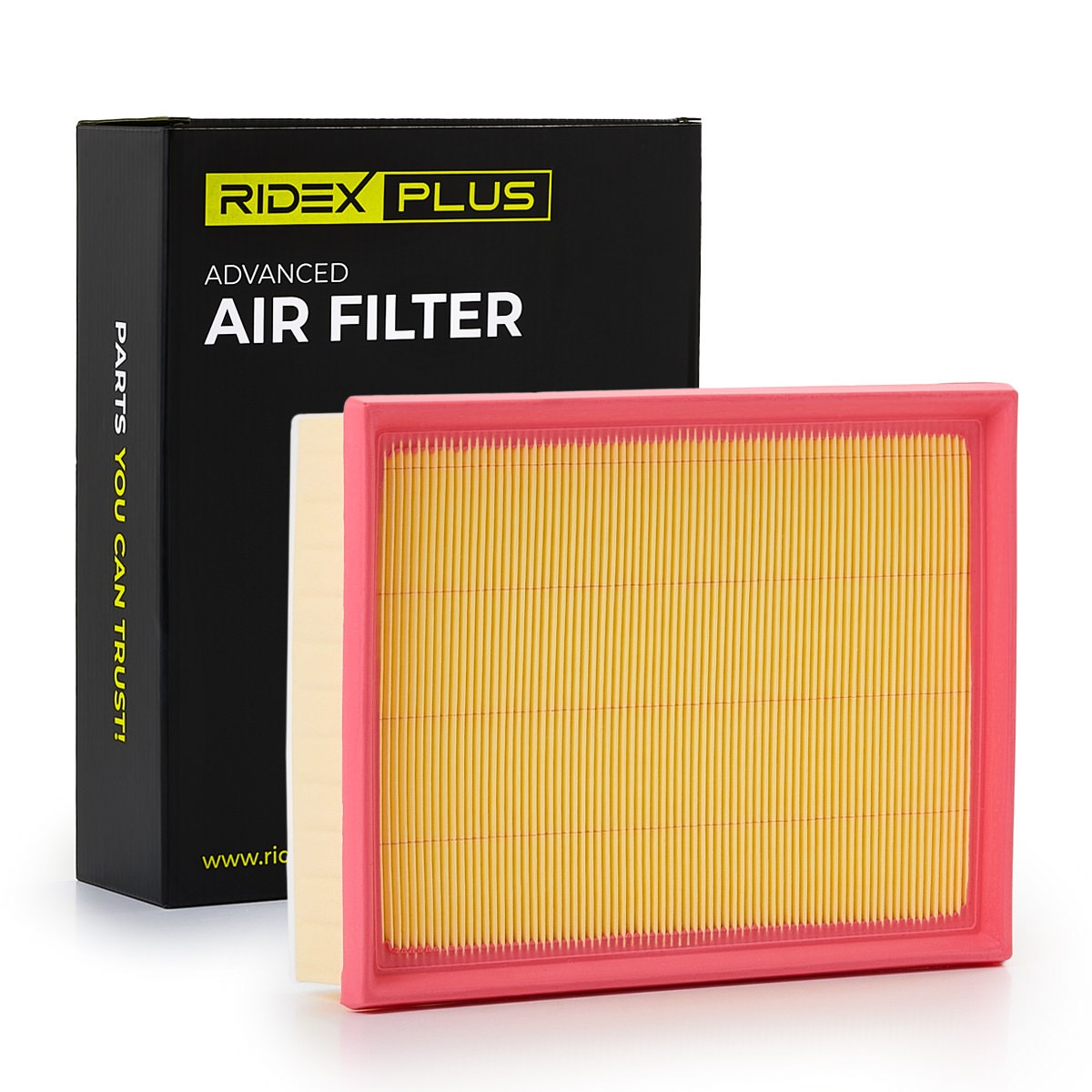 RIDEX PLUS Luftfilter Varenummer: 8A0280P billige