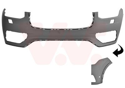 VAN WEZEL Bumper Article number: 5999575 cheaply