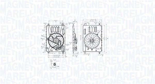 MAGNETI MARELLI Radiaatori ventilaator Artikli number: 069422857010 soodsalt
