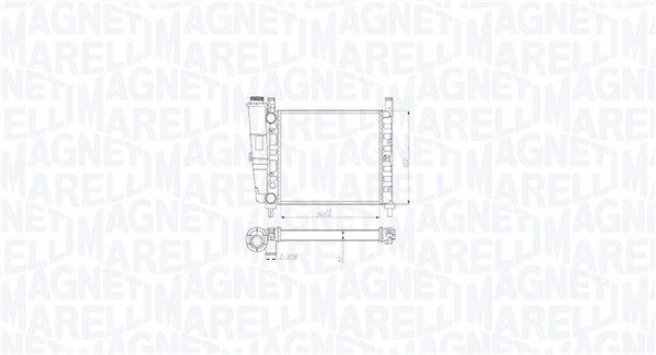 MAGNETI MARELLI Engine radiator Article number: 350213212200 cheaply