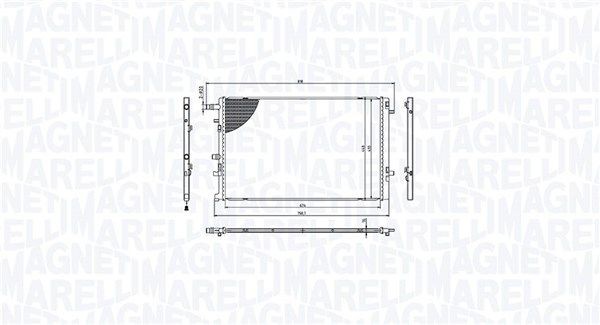 MAGNETI MARELLI Engine radiator Article number: 350213217000 cheaply