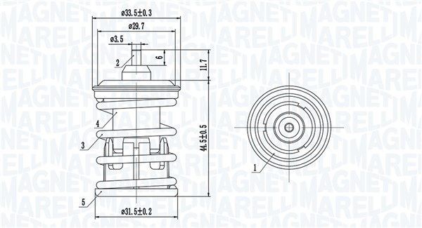 MAGNETI MARELLI Thermostat Article number: 352317005090 cheaply